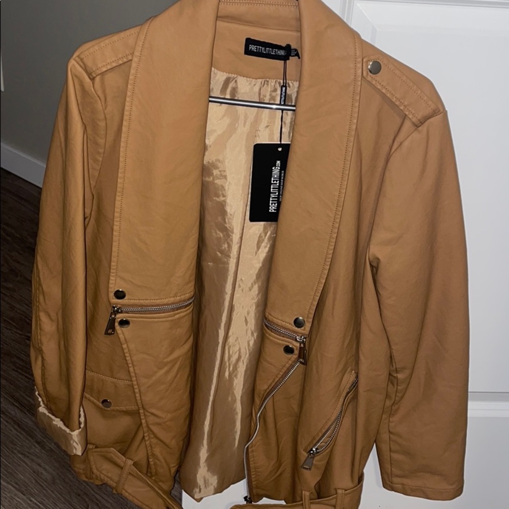 Oversized biker jacket
